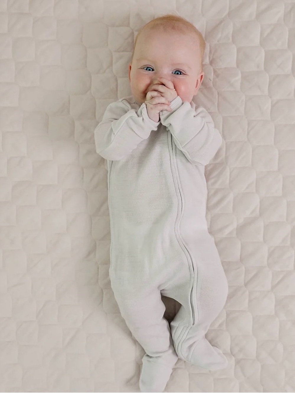 Woolino Footie Pajamas, Merino Wool, Oat